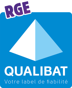 Logo RGE Qualibat avec Logis Home dans la région Auvergne-Rhône-Alpes